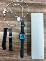 Apple Watch Series 8 + Cellular 45 mm, Sieraden, Tassen en Uiterlijk, Smartwatches, Ophalen of Verzenden, Zo goed als nieuw, Zwart
