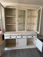 Glass showcase cabinet with storage, Ophalen of Verzenden, 25 tot 50 cm, 200 cm of meer