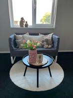 Ikea grijs bankje, Overige materialen, Tweepersoons, 75 tot 100 cm, Zo goed als nieuw