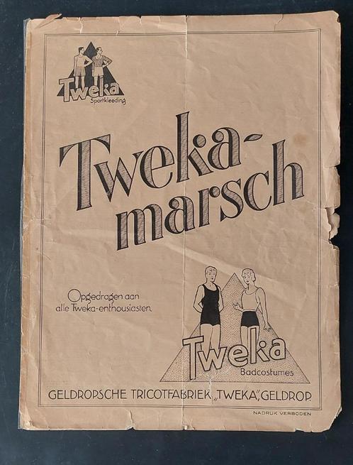 Tweka-marsch (1932) Tweka Geldrop, Muziek en Instrumenten, Bladmuziek, Gebruikt, Overige soorten, Overige genres, Piano, Ophalen of Verzenden