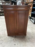 Houten kast met deuren en lade, Antiek en Kunst, Ophalen of Verzenden