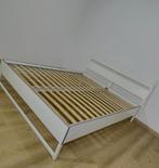 Ikea trysil bed 160x200, Huis en Inrichting, Ophalen, Wit, Tweepersoons, Zo goed als nieuw