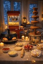 Te huur Pizzarette, Chocoladefontein, Popcornmachine, Ophalen, Zo goed als nieuw, Overige