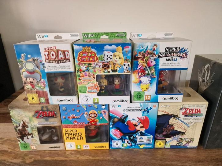 Collectie Nintendo wii u games - limited edition Nieuw, Spelcomputers en Games, Games | Nintendo Wii U, Zo goed als nieuw, 1 speler
