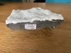 Bergkristal op Chalcedoon Nasik India, Ophalen of Verzenden, Mineraal