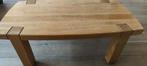 Massief eiken salontafel, Huis en Inrichting, Tafels | Salontafels, Ophalen, 100 tot 150 cm, 50 tot 100 cm, Zo goed als nieuw
