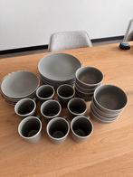 Blokker Oslo Servies - 8 Delig Grijs, Huis en Inrichting, Keuken | Servies, Ophalen, Gebruikt, Effen, Aardewerk