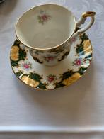 Antiek koffiekopje Queens rosina, Verzamelen, Ophalen, Gebruikt, Porselein, Kop en/of schotel