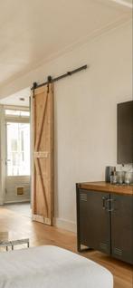 Houten schuifdeur voor binnen 230x75x4.5cm, Doe-het-zelf en Verbouw, Deuren en Horren, Ophalen, Gebruikt, 80 tot 100 cm, Binnendeur