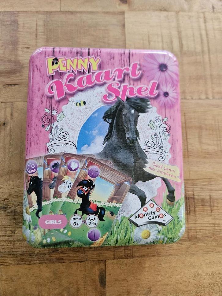 Kaartspel Penny paarden, Hobby en Vrije tijd, Gezelschapsspellen | Kaartspellen, Zo goed als nieuw, Een of twee spelers, Drie of vier spelers