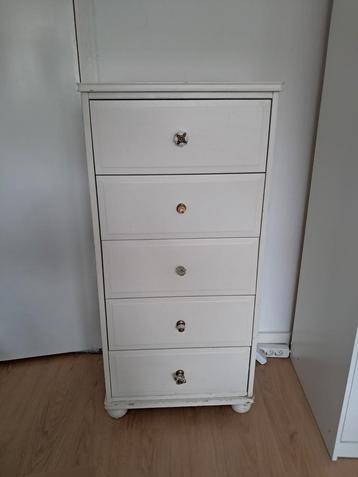 5-drawer chest (120cm height)