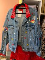 Oeteldonk Jasje met parels, Kleding | Dames, Maat 38/40 (M), Blauw, Ophalen of Verzenden, Zo goed als nieuw