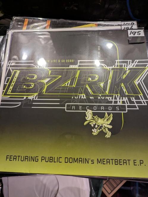 Meatbeat E.P. - Public Domain, Cd's en Dvd's, Vinyl | Dance en House, Gebruikt, Techno of Trance, 12 inch, Ophalen of Verzenden