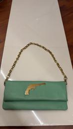 Josh V gun clutch mint, Sieraden, Tassen en Uiterlijk, Tassen | Damestassen, Ophalen of Verzenden, Gebruikt, Groen, Avondtasje