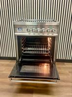 Luxe Boretti Fornuis Keramisch RVS met 4 zones 60x60 cm, Witgoed en Apparatuur, Fornuizen, Zo goed als nieuw, Energieklasse A of zuiniger