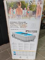 Intex zwembad 4x2 met warmtepomp, Gebruikt, 200 tot 300 cm, 80 tot 120 cm, Ophalen of Verzenden