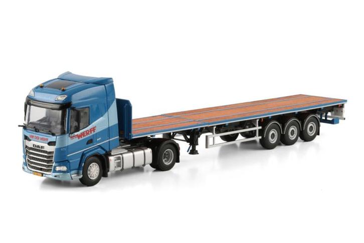 van der Werff logistics; DAF XF SH WITH SKY LIGHTS 4X2, Hobby en Vrije tijd, Modelauto's | 1:50, Nieuw, Bus of Vrachtwagen, Wsi