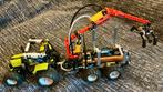 Lego Technic 8049 tractor with log loader, Ophalen, Zo goed als nieuw, Complete set, Lego