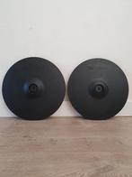 Roland CY-12C Crash Cymbal | Zwart | Elektronisch Drumstel, Gebruikt, Drums of Percussie, Ophalen of Verzenden, Roland Central Europe NV, Houtstraat 3, B-2260 Westerlo