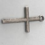 zilveren hanger, Sieraden, Tassen en Uiterlijk, Kettinghangers, Ophalen of Verzenden, Zo goed als nieuw, Kruis of Symbool, Zilver