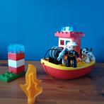 Duplo lego Brandweer boot brandweerboot set 10591 compleet, Ophalen of Verzenden, Nieuw, Duplo