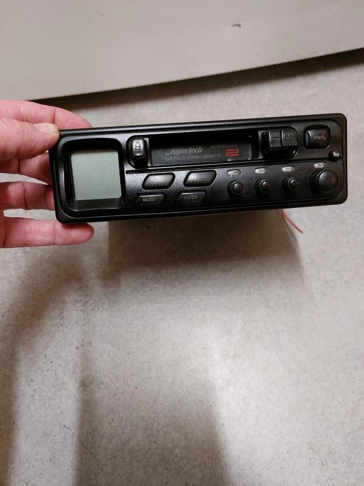Vintage retro Supertech auto cassettespeler yountimer, Auto diversen, Autoradio's, Gebruikt, Ophalen of Verzenden