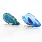 Agaat vlinders - Edelstenen - Natuursteen - Agaat, Kouwehoek 1b, Cave & Garden, Nieuw, Ophalen of Verzenden