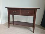 Sidetable massief donker kersenhout B110 x D38 x H77, Huis en Inrichting, Ophalen, Klassiek, kersen, antiek, Gebruikt, 100 tot 150 cm