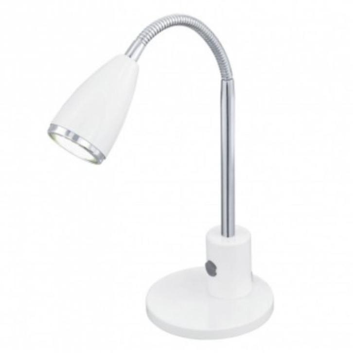BUREAULAMP EGLO FOX WIT // VAN 39.95 VOOR 12.50 EURO.., Huis en Inrichting, Lampen | Tafellampen, Nieuw, Minder dan 50 cm, Metaal
