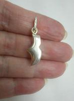 Zilveren hanger klomp nr.1596, Overige voorstellingen, Verzenden, Zo goed als nieuw, Zilver