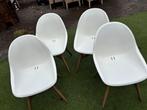 6 Fanbyn IKEA stoelen - Wit, Ophalen, Kunststof, Gebruikt, Wit