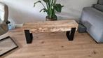 Sidetable tv meubel bankje spoorbiels staal industrieel, Ophalen, Nieuw, 25 tot 50 cm, Minder dan 100 cm