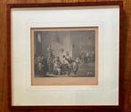 Gravure naar schilderij van David Teniers, Antiek en Kunst, Kunst | Etsen en Gravures, Ophalen of Verzenden