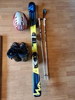 Complete Ski Uitrusting - Ski's, Schoenen, Stokken, Helm, Sport en Fitness, Skiën en Langlaufen, Gebruikt, 100 tot 140 cm, Ski's