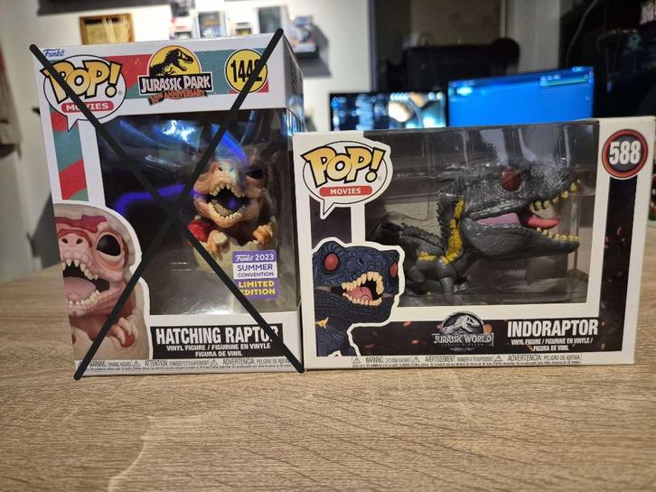 Jurassic Funko Pop, Verzamelen, Poppetjes en Figuurtjes, Zo goed als nieuw, Ophalen of Verzenden