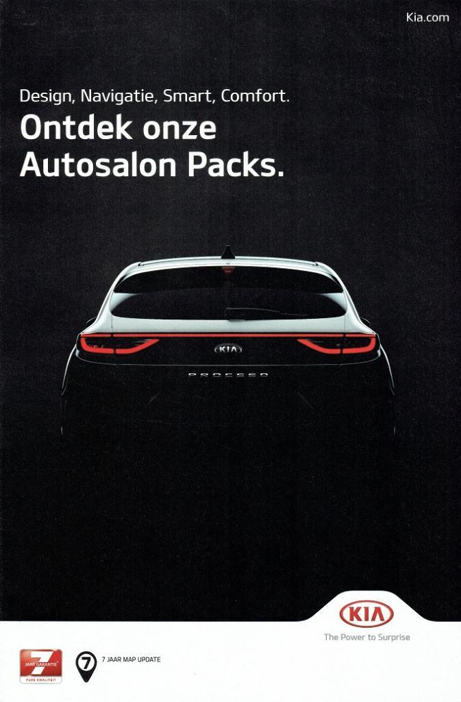 Folder Kia modellen (Salon van Brussel - 2019), Boeken, Auto's | Folders en Tijdschriften, Zo goed als nieuw, Overige merken, Verzenden