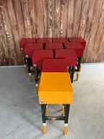 Amstel bier krukken 11 stuks voetbal team (uniek item), 5 krukken of meer, Ophalen, 60 tot 90 cm