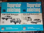 2x VW Golf 1 / Scirocco 1 Reparatiehandleiding van Bucheli, Ophalen of Verzenden