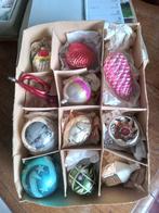 doos nr Z2 antieke-oude glazen kerstballen, Ophalen of Verzenden, Gebruikt