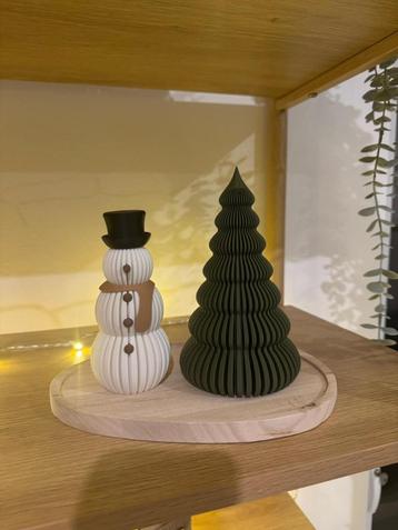 Decoratie Sneeuwpop - Kerstboom beschikbaar voor biedingen