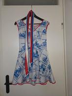 Hollands jurkje met sjaal - Koningsdag of themafeest, Kleding, Maat 36 (S), Oranje of Koningsdag, Ophalen of Verzenden