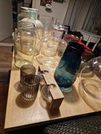 Gratis ophalen Diverse vazen - 16 stuks, Huis en Inrichting, Woonaccessoires | Vazen, Ophalen, Gebruikt, Overige kleuren, Glas