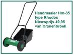 Hand grasmaaier, Ophalen, Handgrasmaaier, Opvangbak, 30 t/m 39 cm