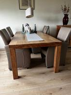 houten eettafel (Henders&Hazel) 190x90cm, Huis en Inrichting, Ophalen, Gebruikt, 50 tot 100 cm, Vijf personen of meer