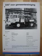 DAF FA 1600 DF Technische Specificatie Folder 1981 – 4x2, Boeken, Auto's | Folders en Tijdschriften, Ophalen of Verzenden, Zo goed als nieuw