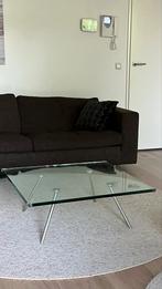 Glazen Salontafel Le Maupertuus - Henk Vos, Ophalen, 50 tot 100 cm, Vierkant, 50 tot 100 cm