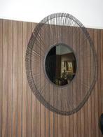 spiegel groot! draadstaal ovale spiegel, Ophalen, 100 tot 150 cm, Zo goed als nieuw, Ovaal