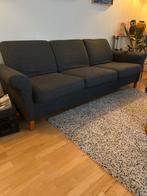 Mooie stoffen bank - Stressless - Driepersoons, Ophalen, Gebruikt, 75 tot 100 cm, Rechte bank