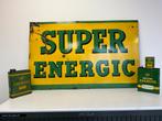 BP Super Energic emaille reclamebord, Ophalen of Verzenden