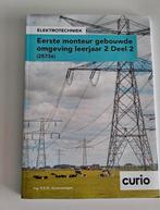 Curio - Eerste monteur gebouwde omgeving leerjaar 2 Deel 2, Boeken, Elektrotechniek, Diverse auteurs, Ophalen of Verzenden, Zo goed als nieuw